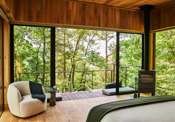 Privacy Meets Pleasure in Blackberry Mountain’s Decadent Floating Treehouses